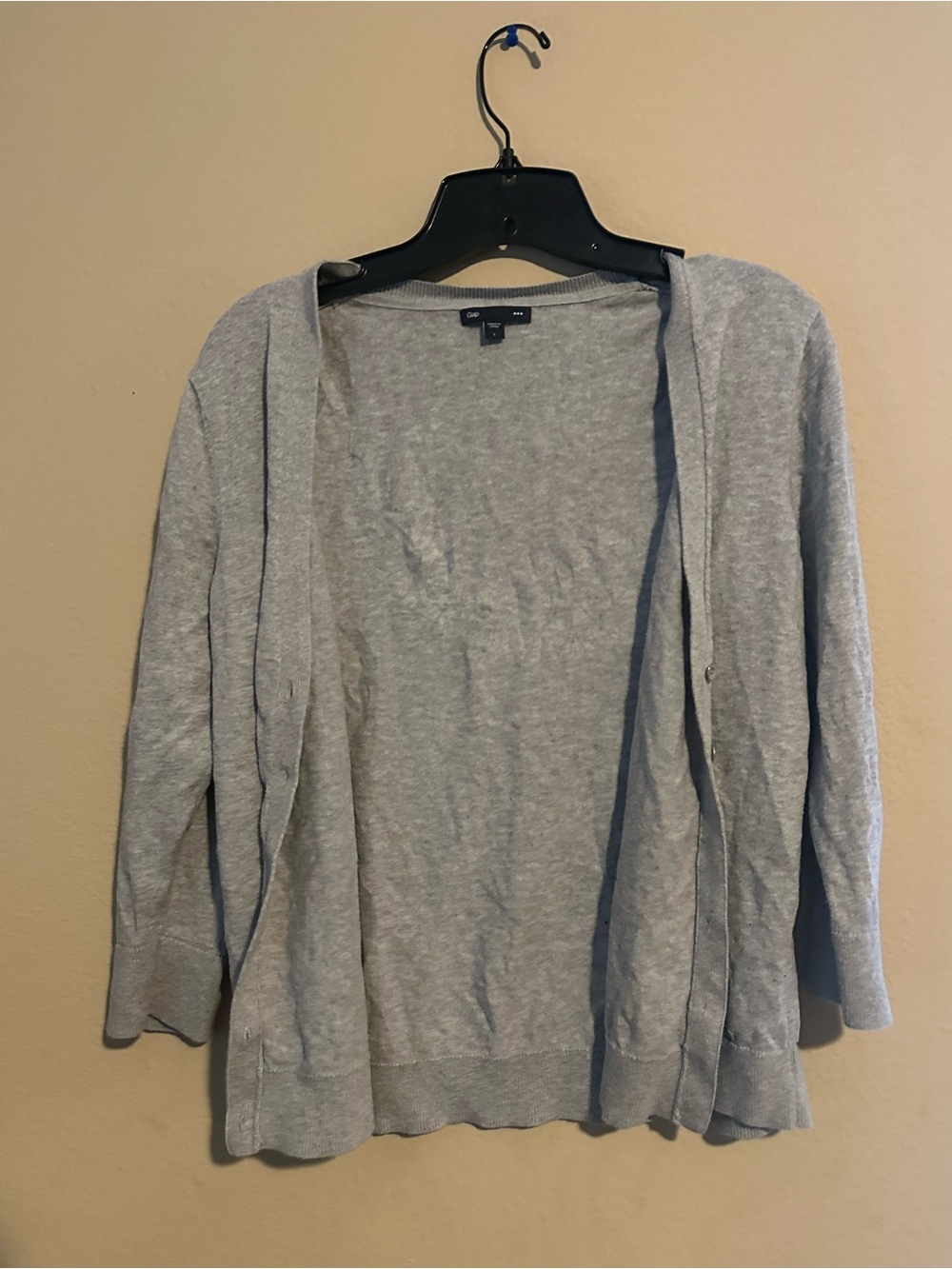 GAP Light Gray Open-Front Women's Cardigan